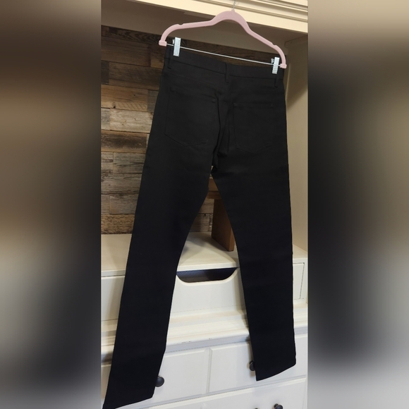 Kooples Black Brut Regular Jeans Smooth Finish Awesome "SKULL" Detail On Pocket - Picture 6 of 7